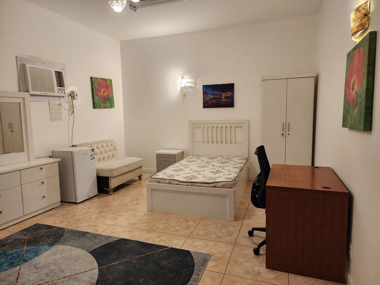 Khobar, Apartments, Flats, Houses & Villas, SAR 1050/month,  Furnished,  1 BR,  00 Sq. Meter,  Fully Furnished Room For Single Muslim Non-Smoker,Room Rent 1050 SAR