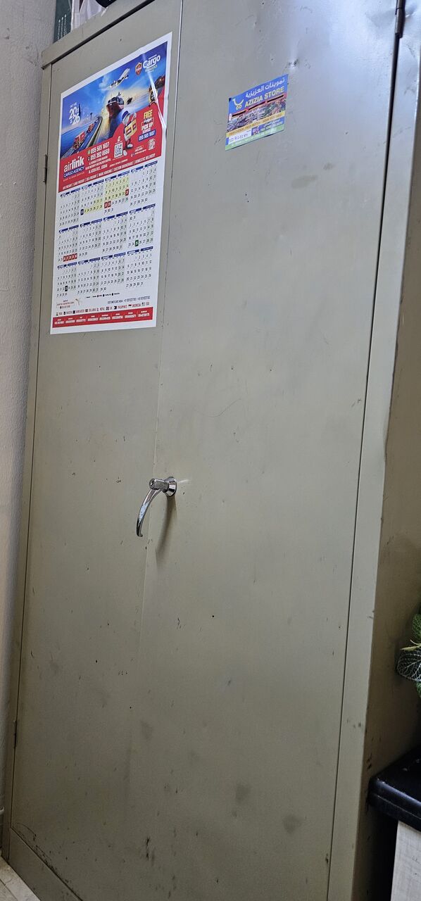 Jeddah, Household Items, SAR 600,  Steel Wardrobe And Wooden Wardrobe Centre Table Wooden Good Condition For Immediate Sale