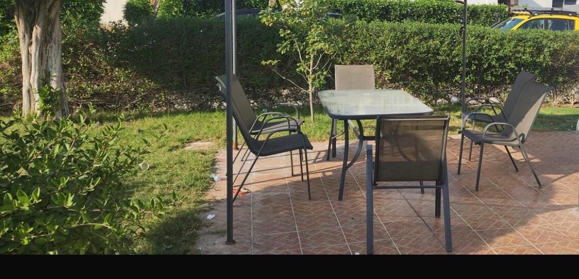 Khobar, Furniture, SAR 350,  Outdoor Table With 6 Chairs From Extra
