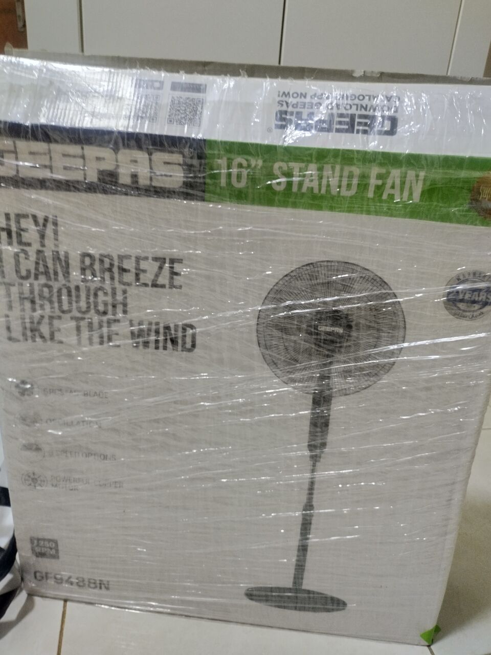 Hofuf, Furniture, SAR 100,  Fan 16 Inch  Geepas