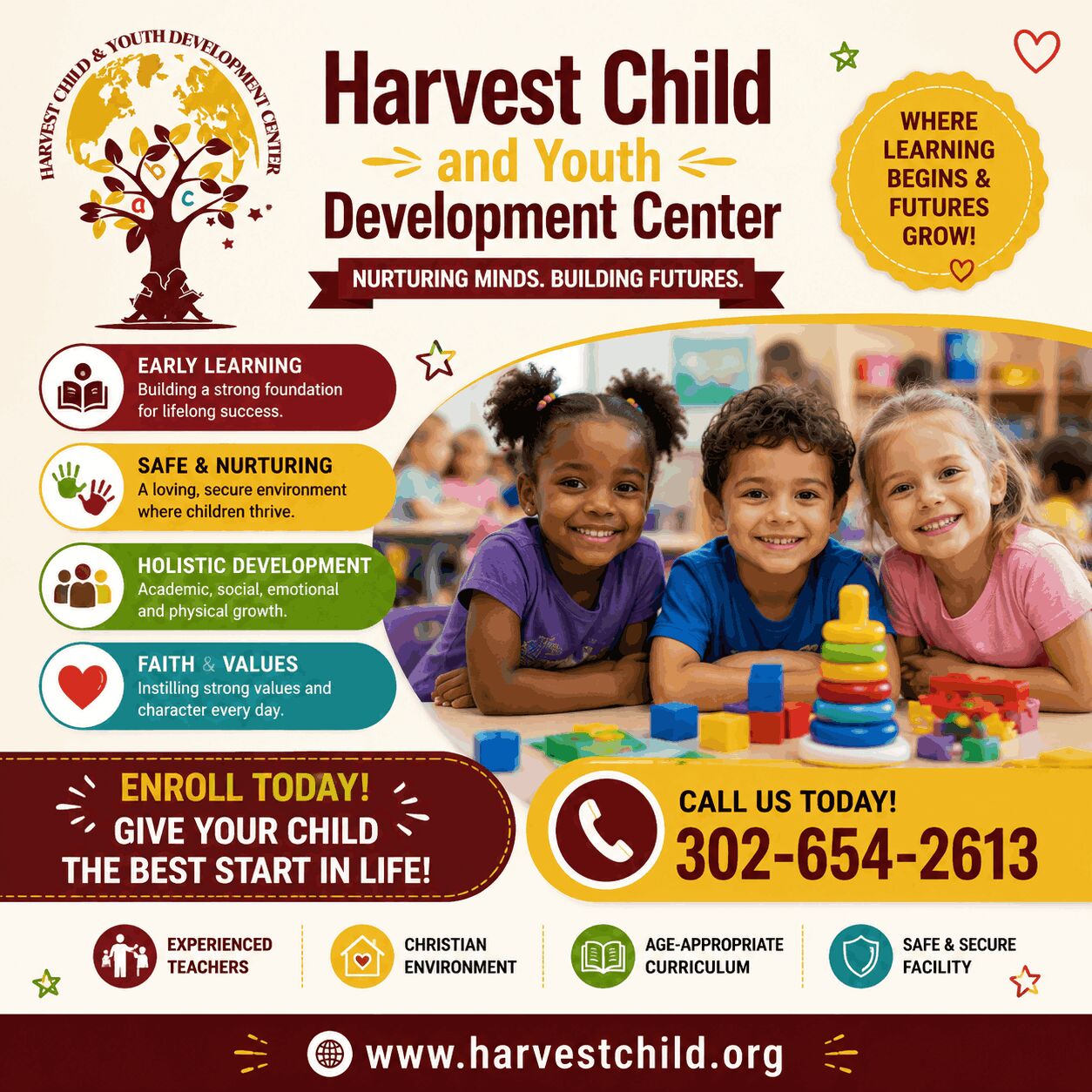 New York, Education, Nurturing Young Minds At Harvest Child And Youth Development Center