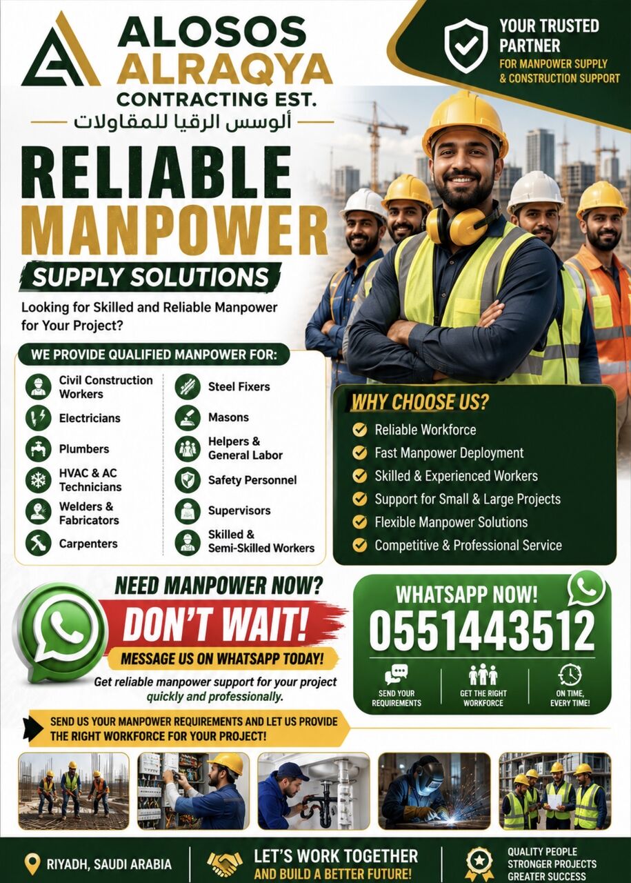 Riyadh, Manpower, Manpower Supply Solutions