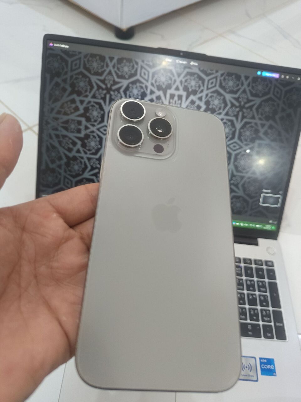 Al Malaz, Electronics, SAR 3699,  IPhone 16 Pro Max 256GB (97% BH - Female Used)