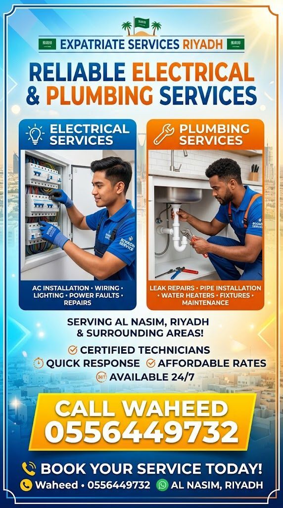 Al Naseem, Technical, Plumber And Electrician