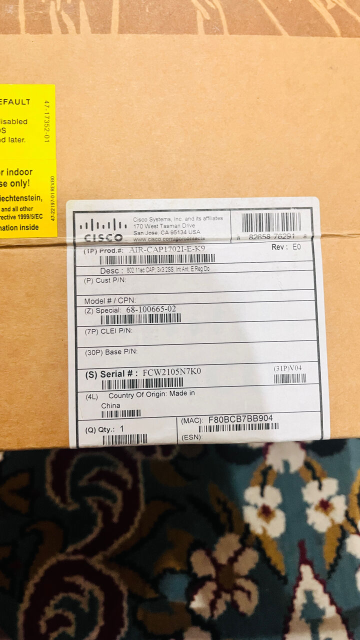 Jeddah, Computers, SAR 400,  CISCO-AIR-CAP17021-E-K9