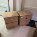 SAR 50,  Two-drawer Bedside Table 2 Pice Good Condition Only 50
