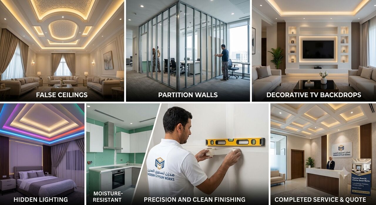 Riyadh, Business, Gypsum Board Work