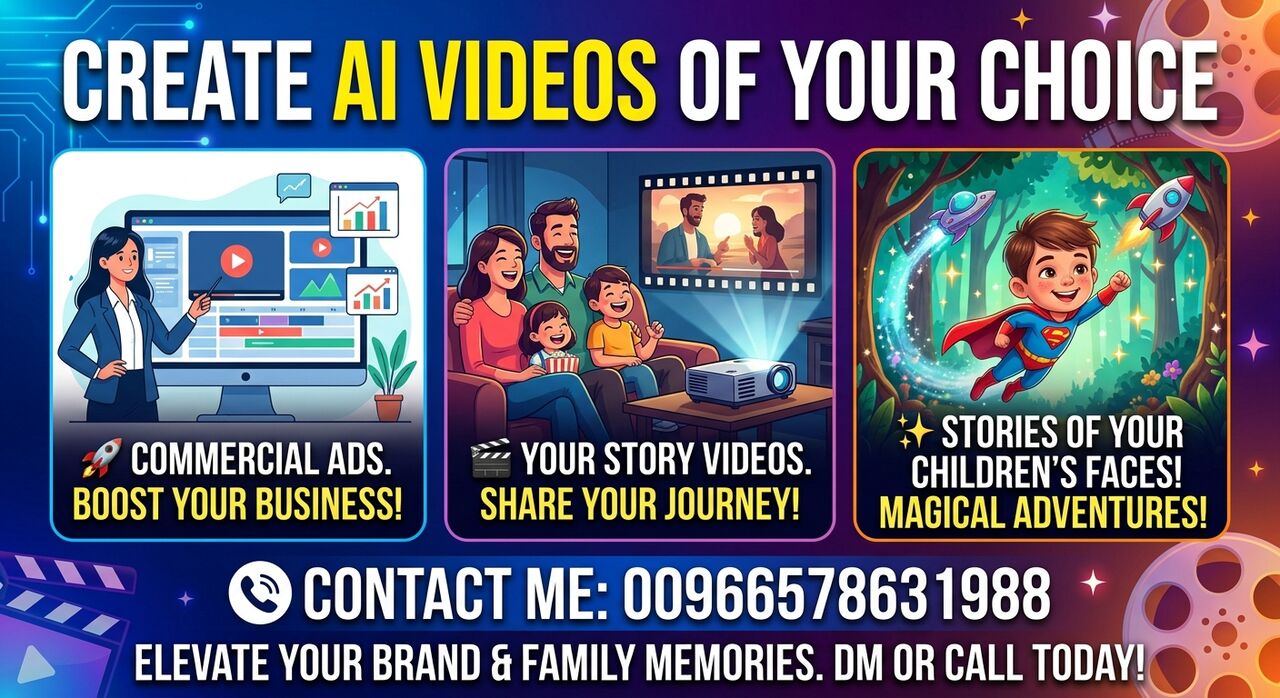 Jubail Industrial City, Marketing, Commercial Ai Adds And Videos Of Your Demand Via Ai