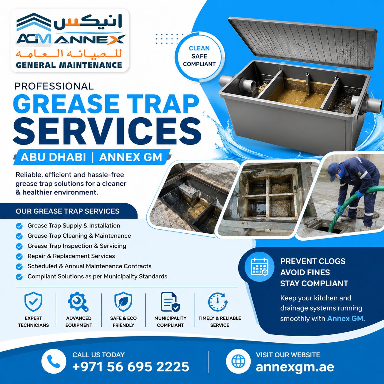 Abu Dhabi, Business, Grease Trap Supply & Installation Services Abu Dhabi