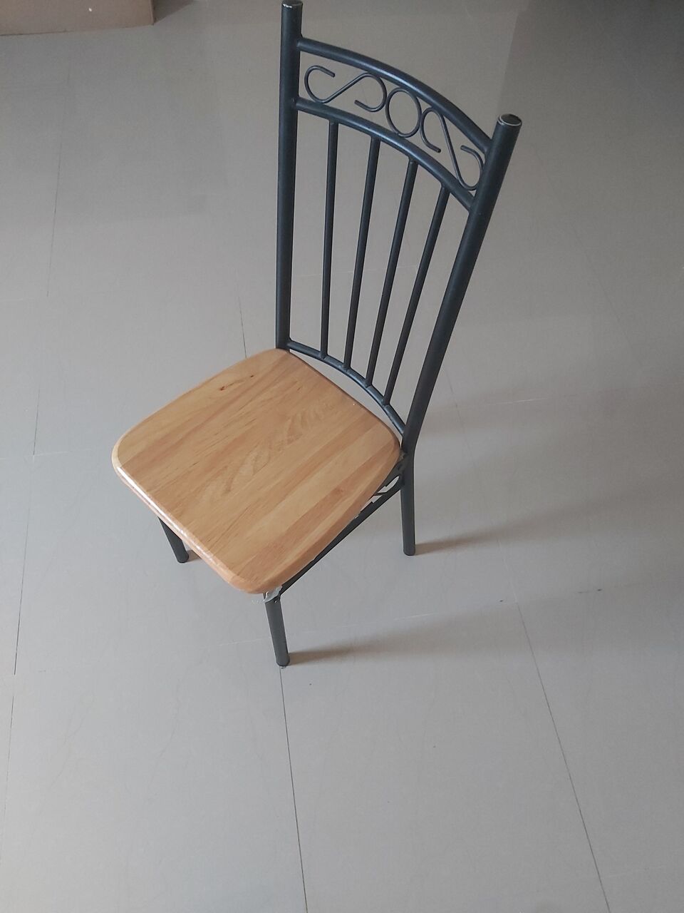 Dammam, Household Items, SAR 380,  Wooden / Steel Strong  Dining Table 1.5m X 90cm + 6 Chairs In Excellent Condition