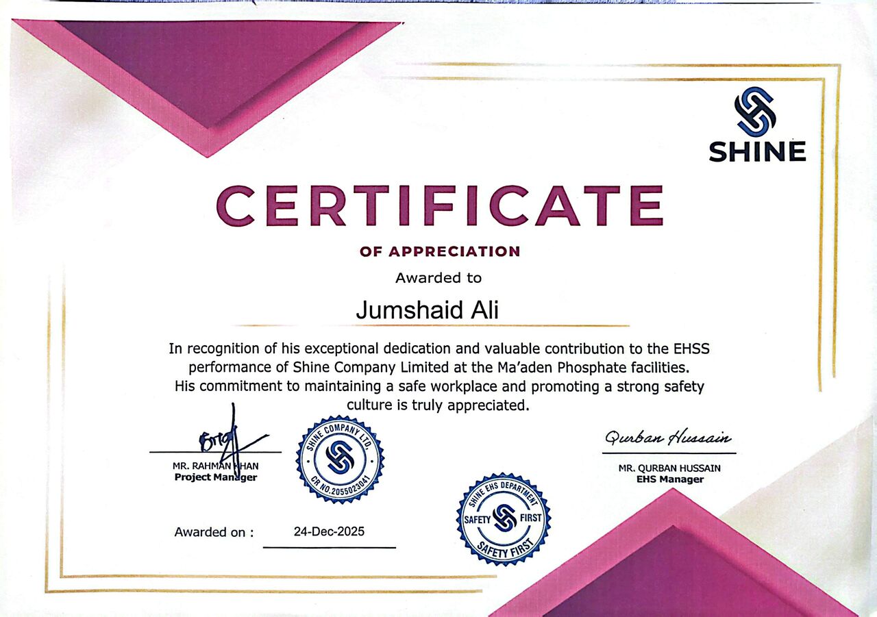 Jubail, Job Seekers, Hse Officer, Hse Supervisor
