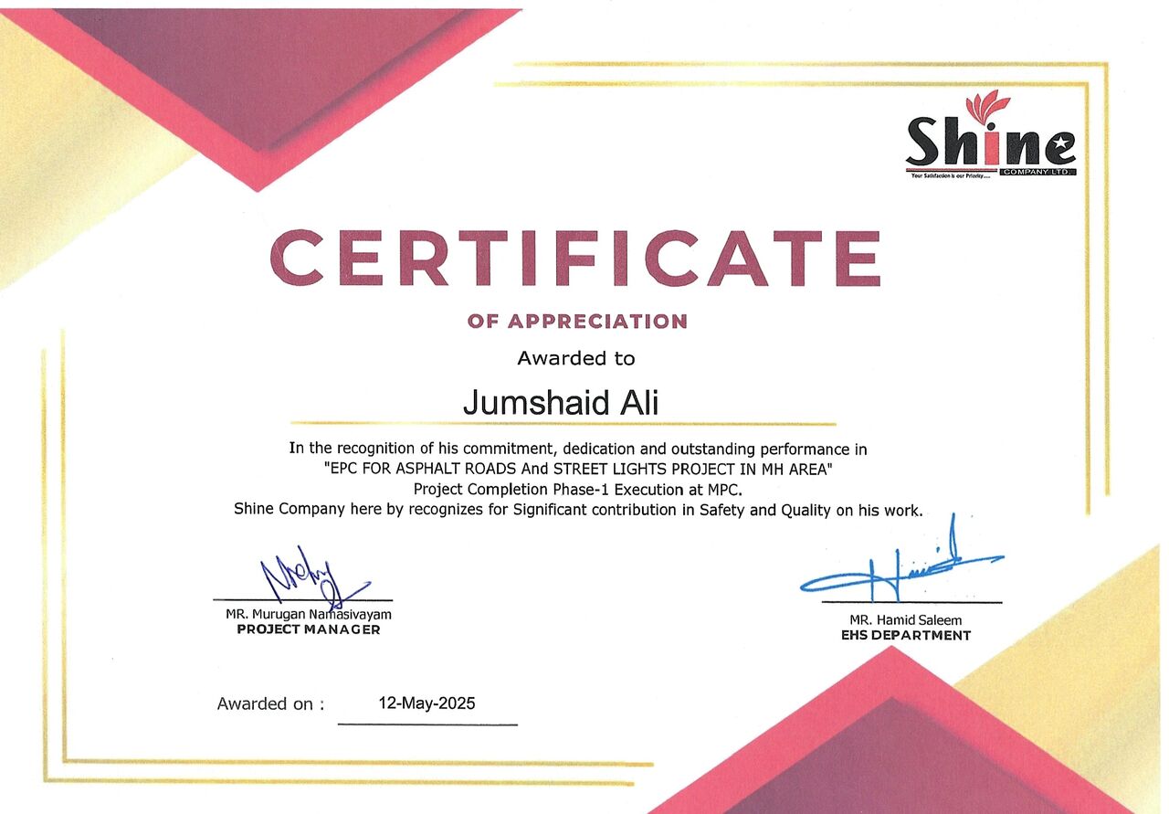 Jubail, Job Seekers, Hse Officer, Hse Supervisor