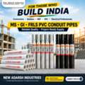 MS, GI And FRLS PVC Conduit Pipes For Bulk And Project Requirements In India