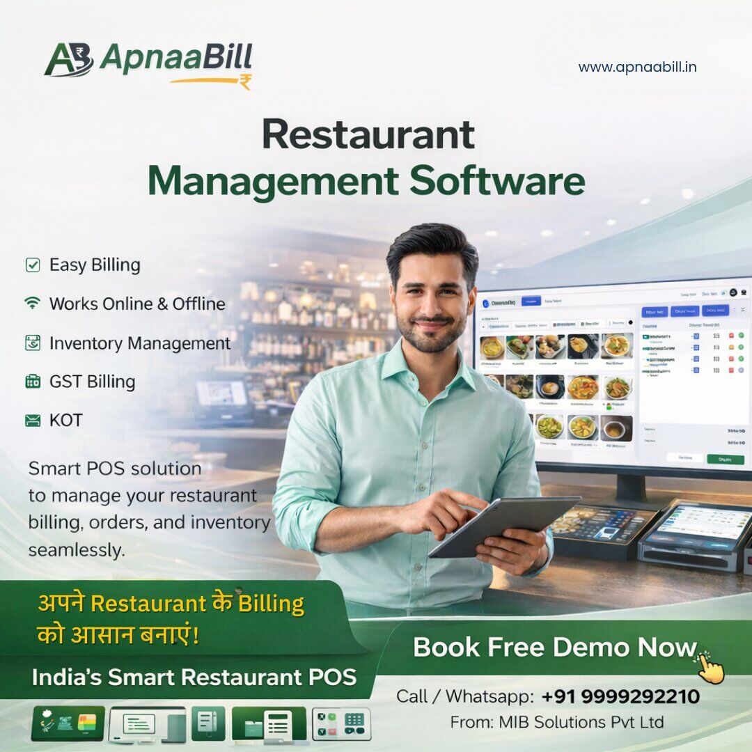 Greater Noida, Software, POS Software For Restaurant In Greater Noida &ndash; Apnaabill