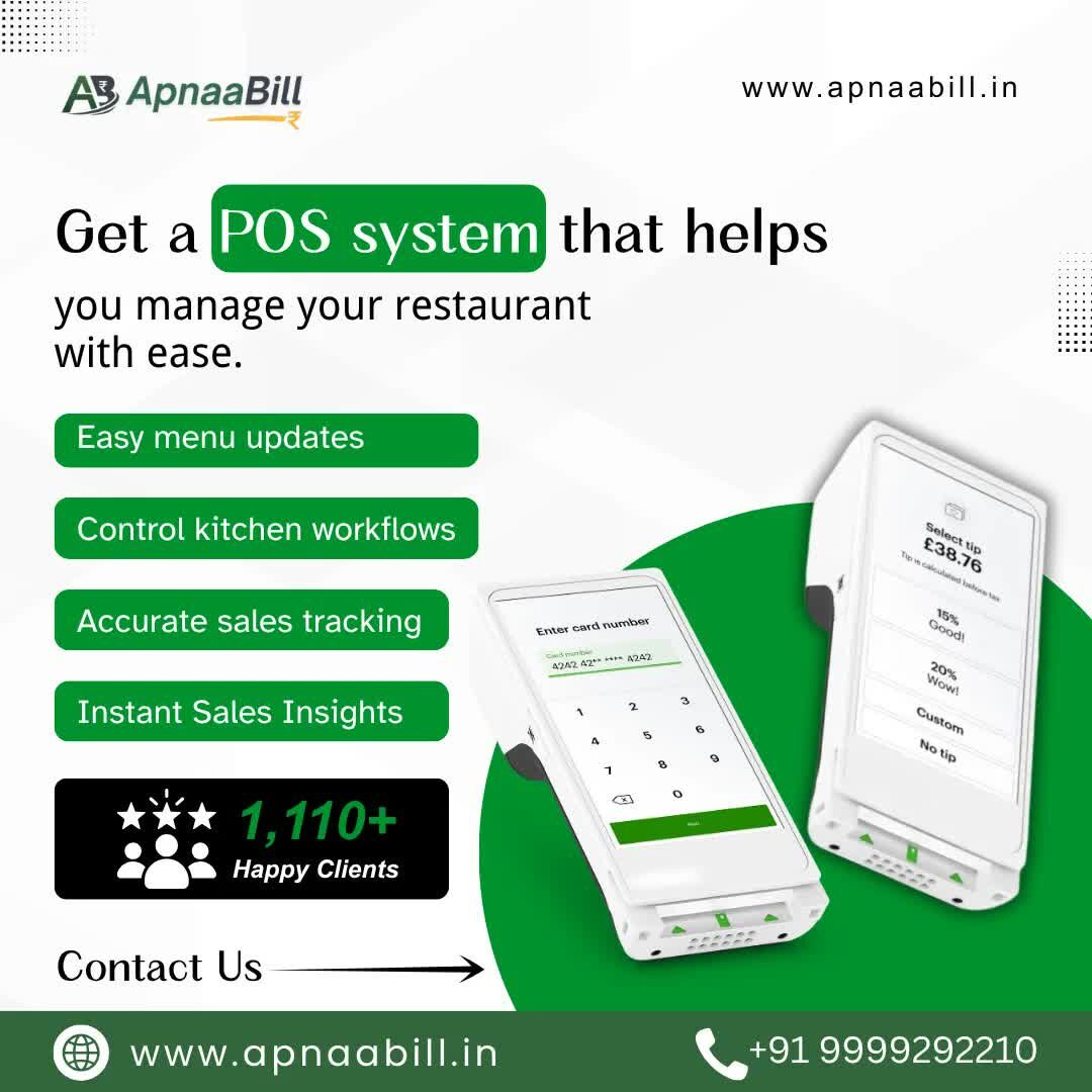 Greater Noida, Software, POS Software For Restaurant In Greater Noida &ndash; Apnaabill