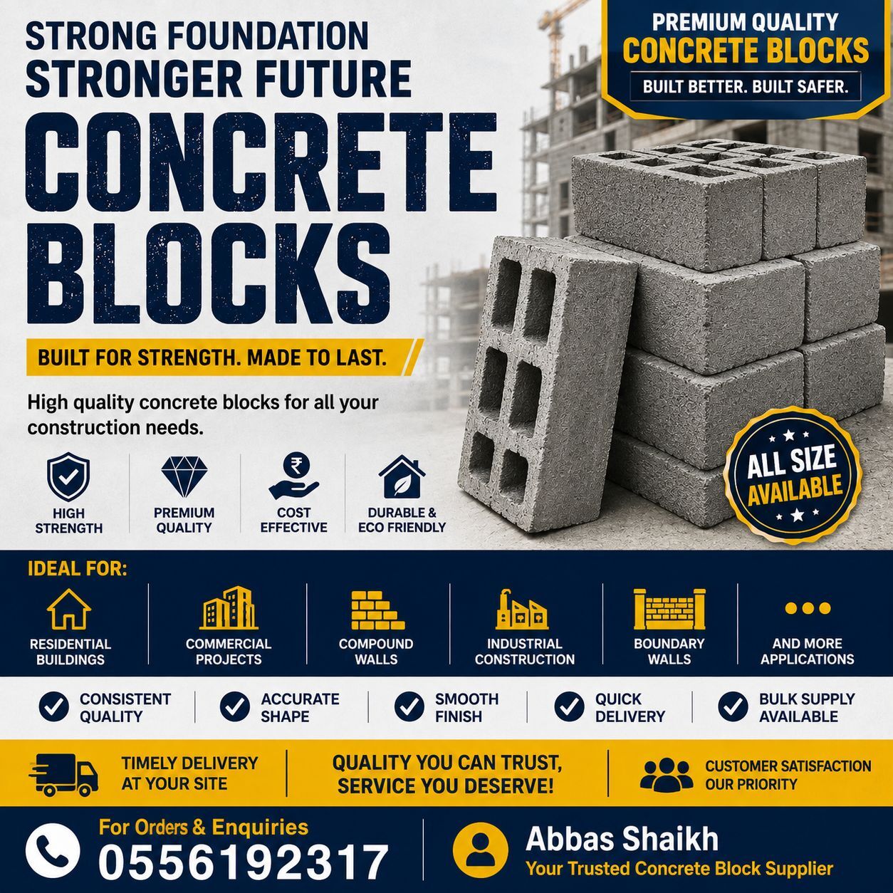 Riyadh, Materials, Concrete Block