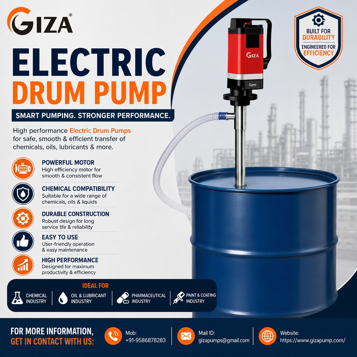 Ahmedabad, Wholesale Products, Trusted Electric Drum Pump Suppliers For Industrial Applications
