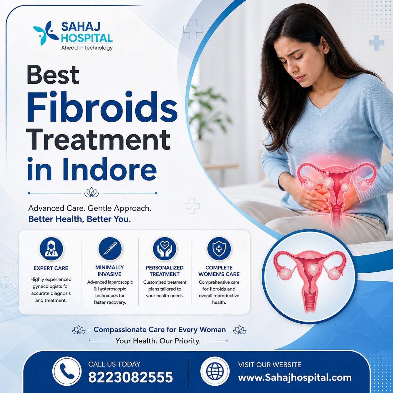 Indore, Health, Best Fibroids Treatment In Indore - Sahaj Hospital