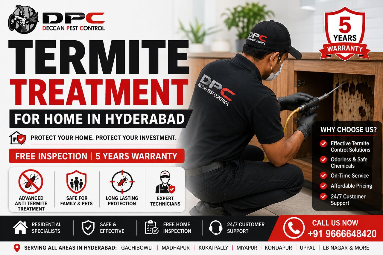 Hyderabad, Pest Control, Deccan Pest Control - Best Termite Control Services In Hyderabad