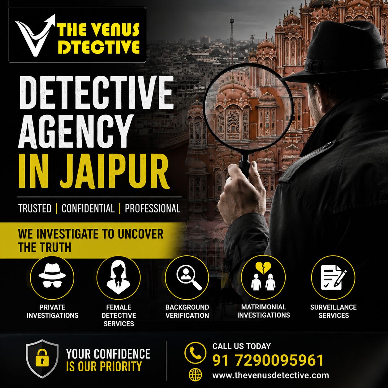 Jaipur, Legal, The Venus Detective &ndash; Trusted Detective Agency In Jaipur