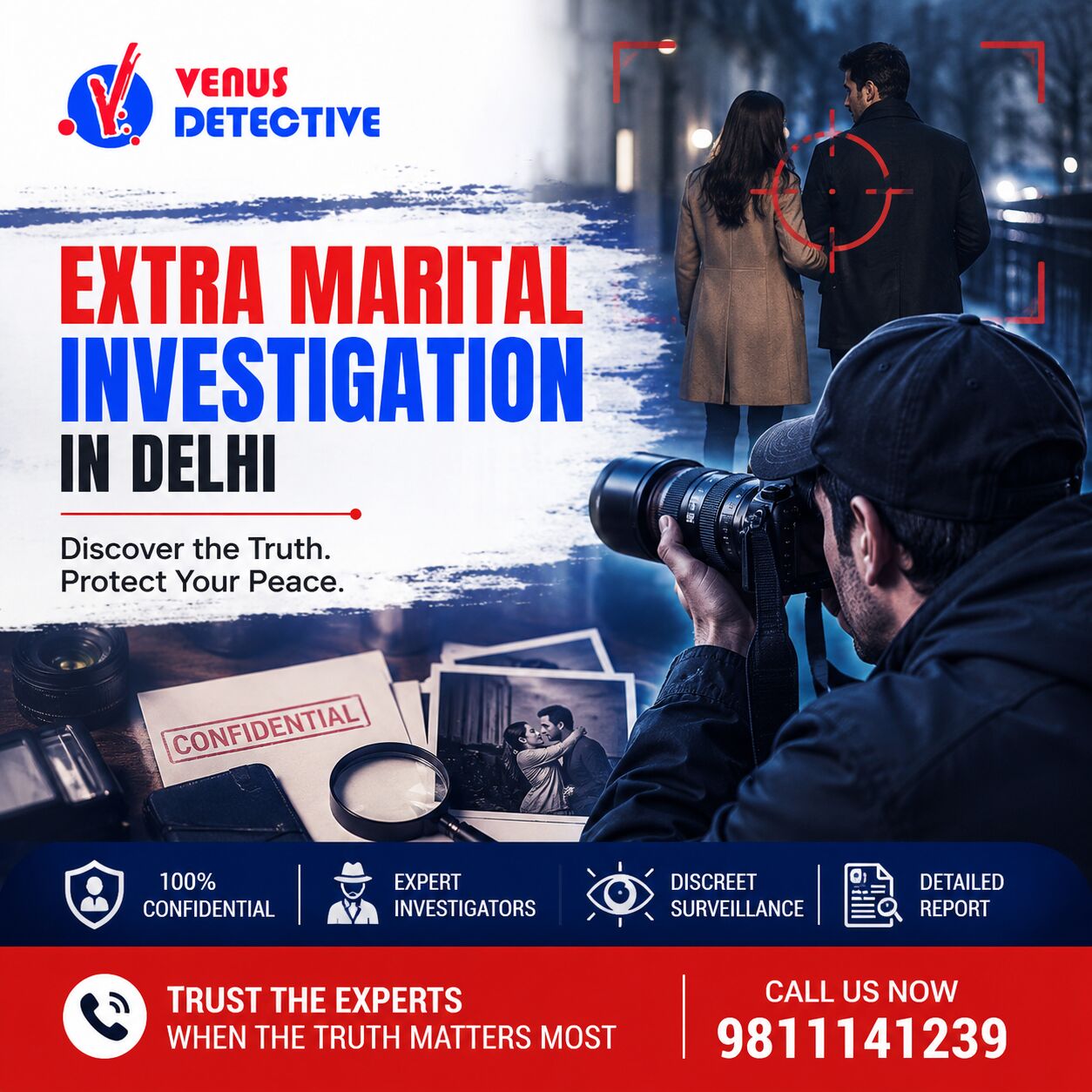 New Delhi, Legal, Extra Marital Investigation In Delhi | Private Detective Agency &ndash; Venus Detective