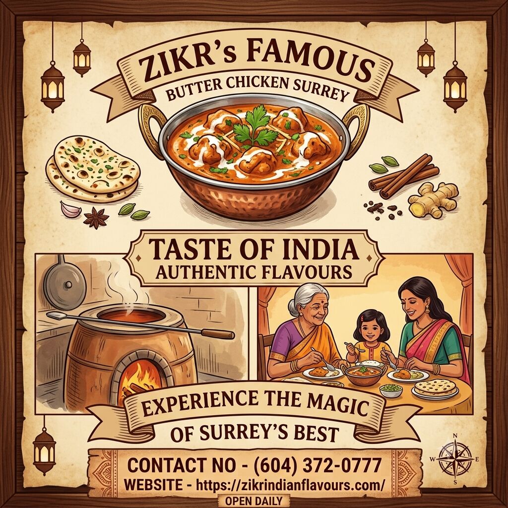 Surrey, Restaurants, Butter Chicken Surrey