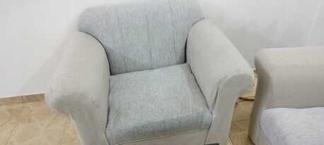 Al Malaz, Furniture, SAR 1350,  Double  Bed + Baby Bed + Shoe Rack+ Side Table + Makeup Mirror With Drawal +Sofa Set