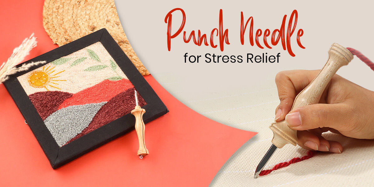 New York, Collectibles, USD 35,  How Punch Needle Supports Mindfulness And Stress Relief
