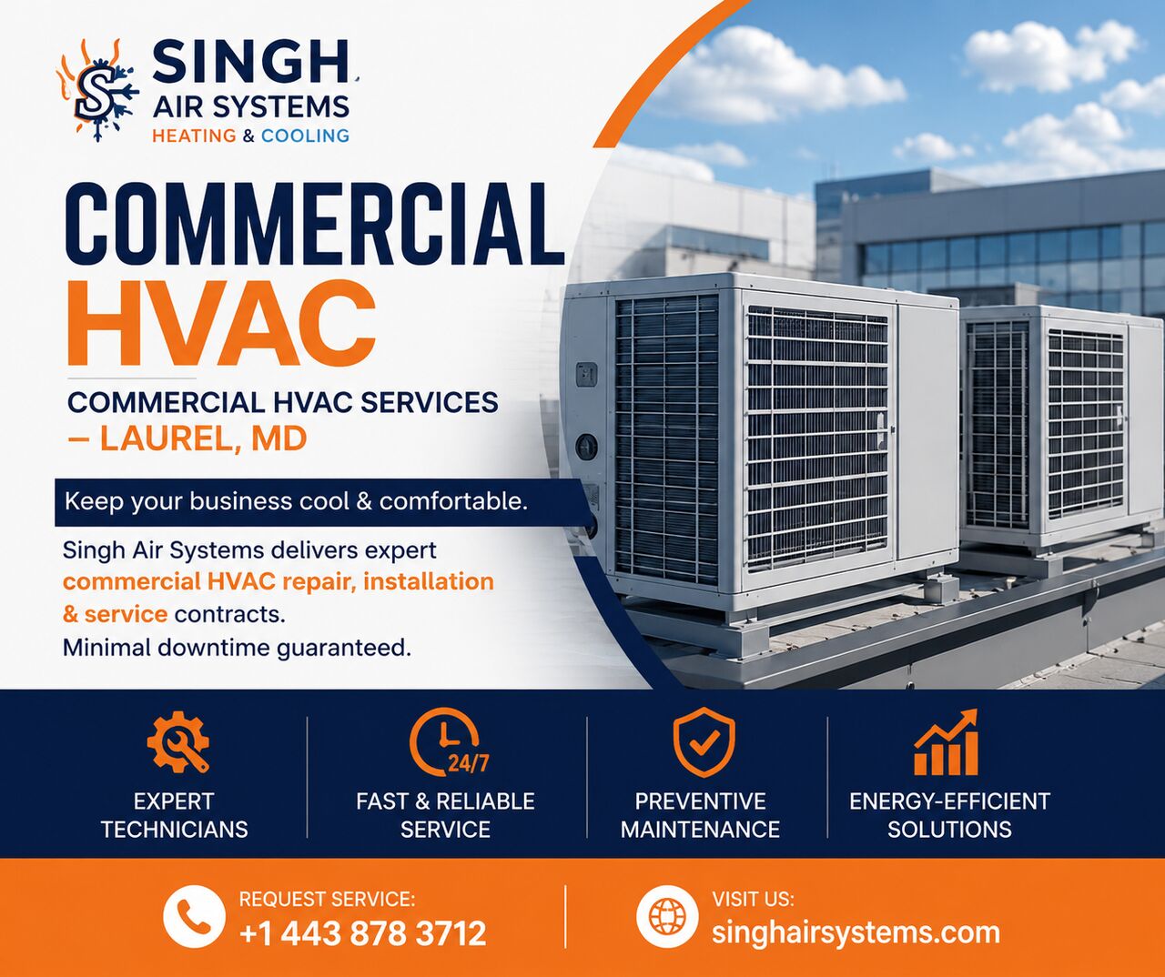 New York, Air Conditioning, Commercial HVAC | Commercial HVAC Services - Laurel, MD