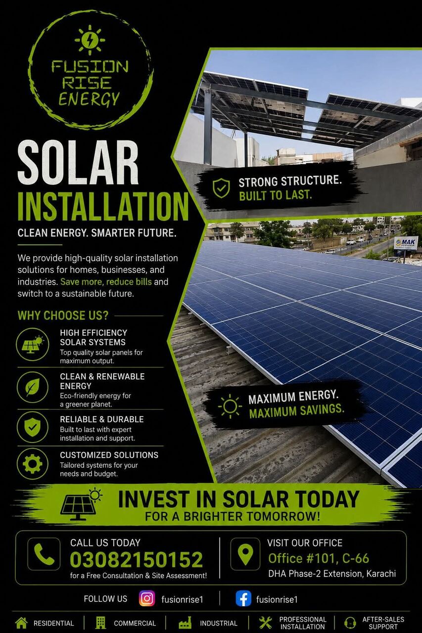 Riyadh, Construction, Fusion Rise ( Solar, EV Charger & Steel And Fabrication) Contractor