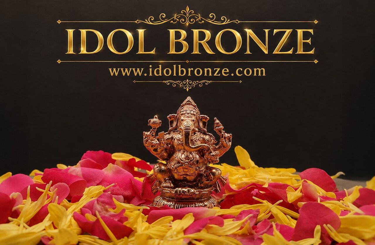 Chennai, Businesses For Sale, Ganesha 1.5"H Bronze Idol