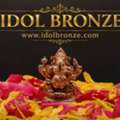 Ganesha 1.5"H Bronze Idol