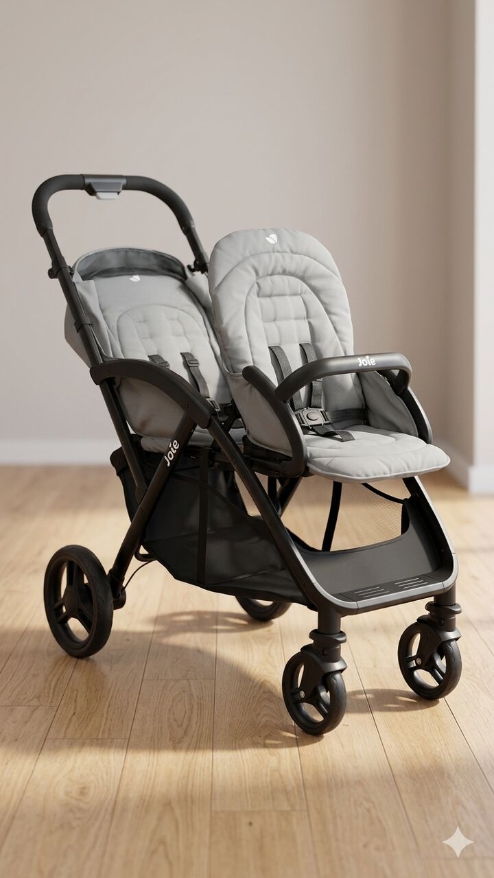 Sulai, Baby & Kid Stuff, SAR 500,  URGENT SALE: Joie Evalite Duo Twin/Double Stroller (Excellent Condition)