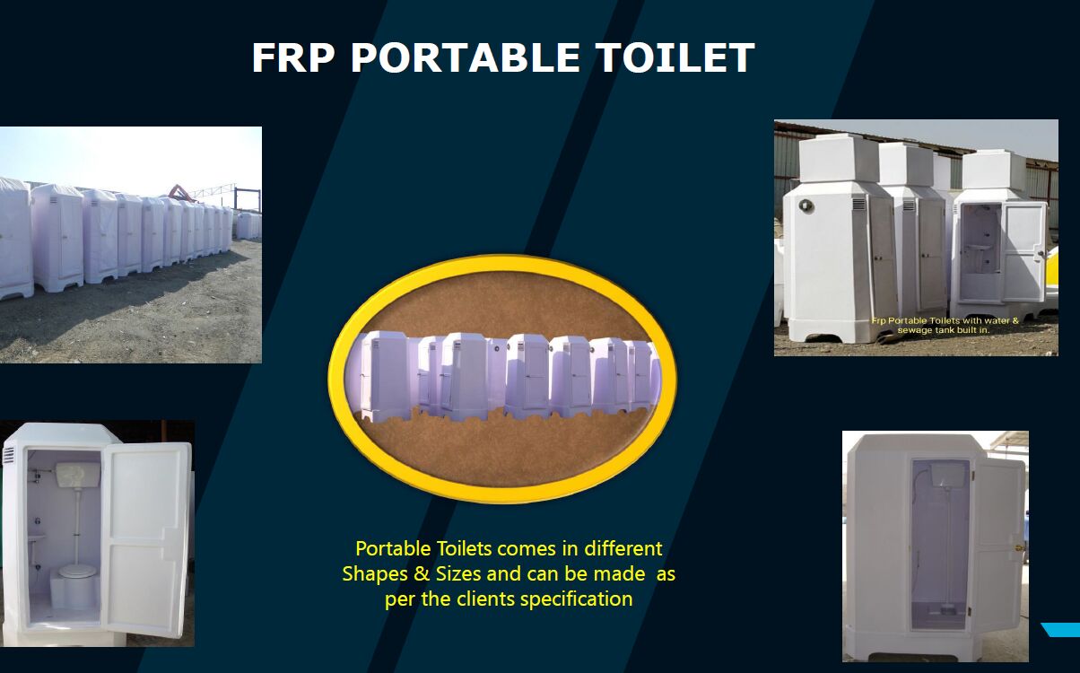 Riyadh, Construction, FRP/GRP Tank & Potable Toilets (fiberglass)