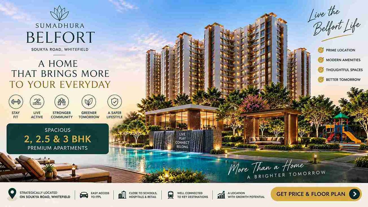 Bangalore, Businesses For Sale, Sumadhura Belfort &ndash; Apartments In Whitefield, Bangalore