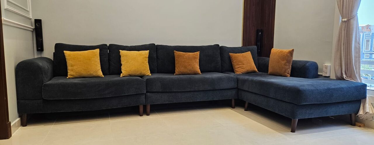 Jeddah, Household Items, SAR 1300,  Brand New 6-Seater Comfortable And Stylish Corner Fabric Sofa