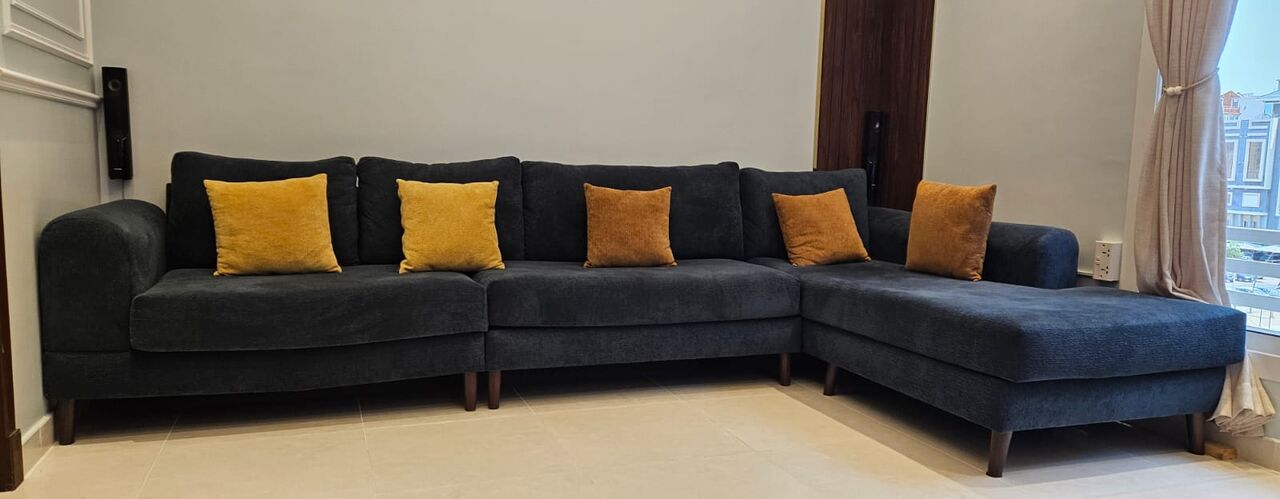 Jeddah, Household Items, SAR 1300,  Brand New 6-Seater Comfortable And Stylish Corner Fabric Sofa