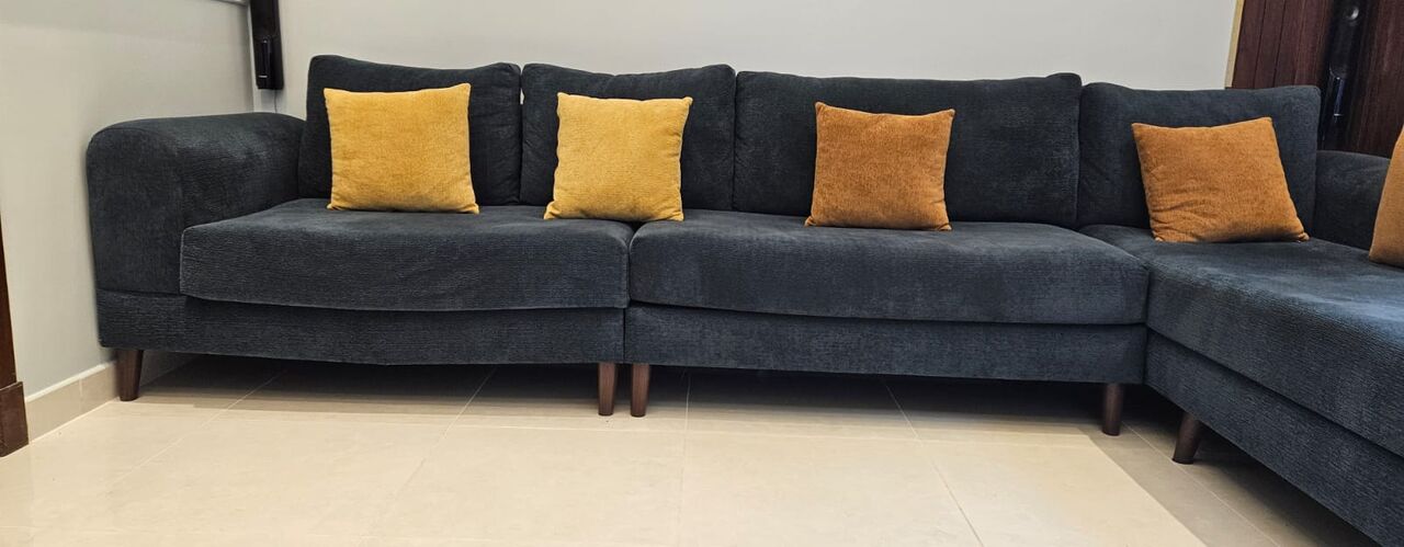 Jeddah, Household Items, SAR 1300,  Brand New 6-Seater Comfortable And Stylish Corner Fabric Sofa