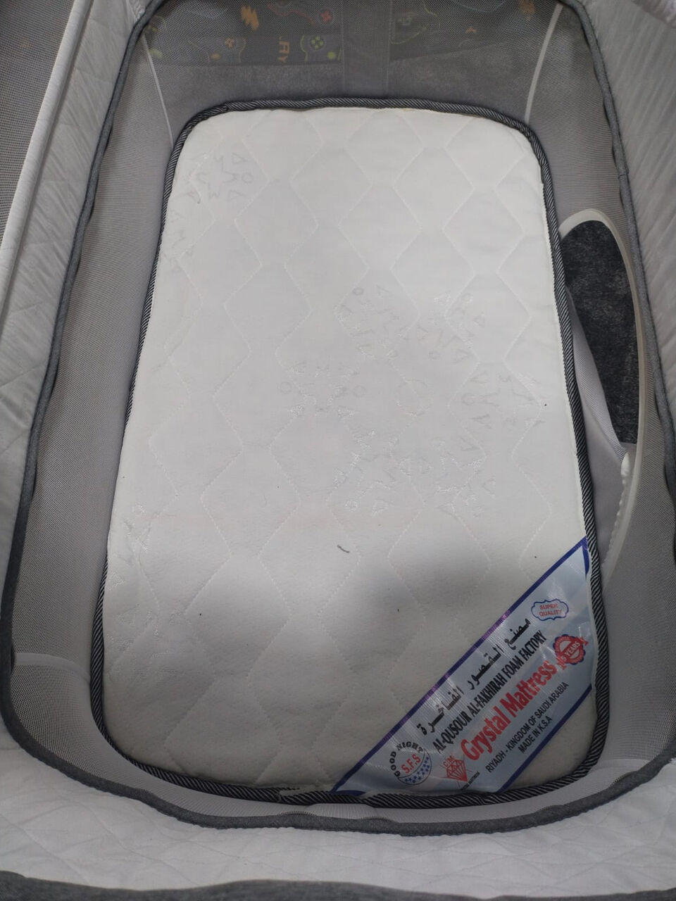 Riyadh, Baby & Kid Stuff, SAR 450,  Large Portable Baby Crib (latafah Saudi Brand) 450 SAR