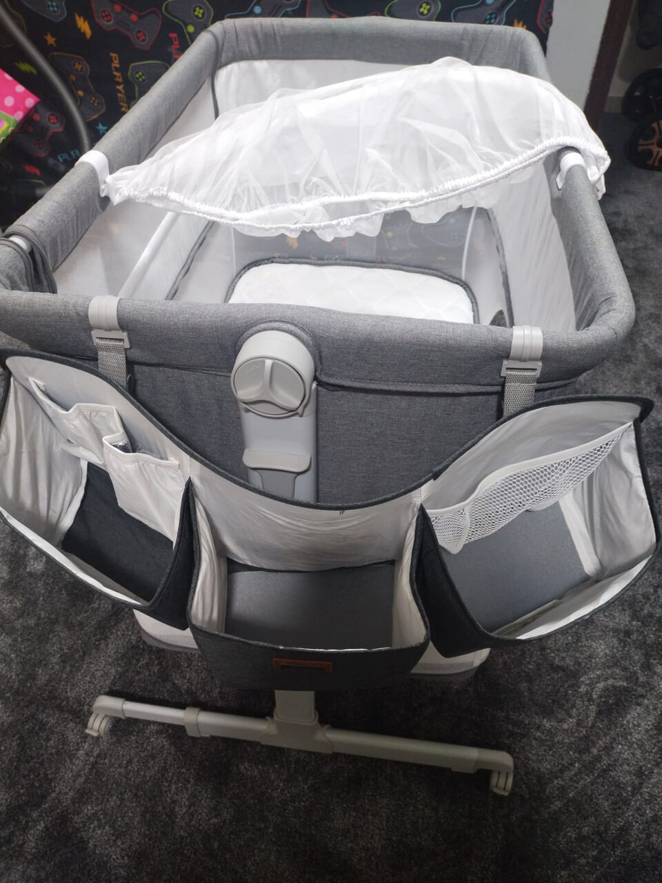 Riyadh, Baby & Kid Stuff, SAR 450,  Large Portable Baby Crib (latafah Saudi Brand) 450 SAR
