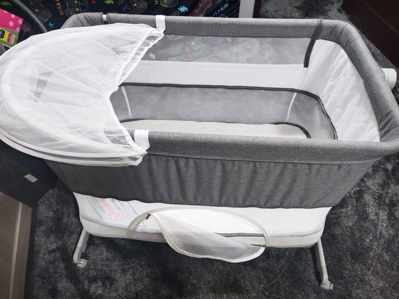 Riyadh, Baby & Kid Stuff, SAR 450,  Large Portable Baby Crib (latafah Saudi Brand) 450 SAR