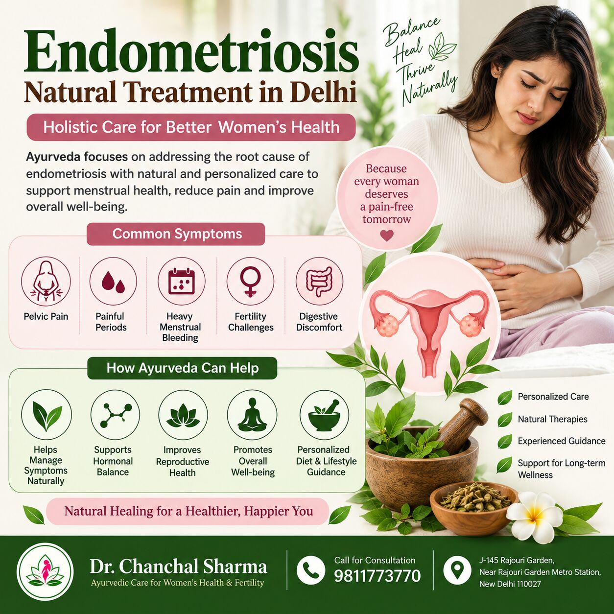 New Delhi, Medical, Natural Treatment Options For Endometriosis In Delhi
