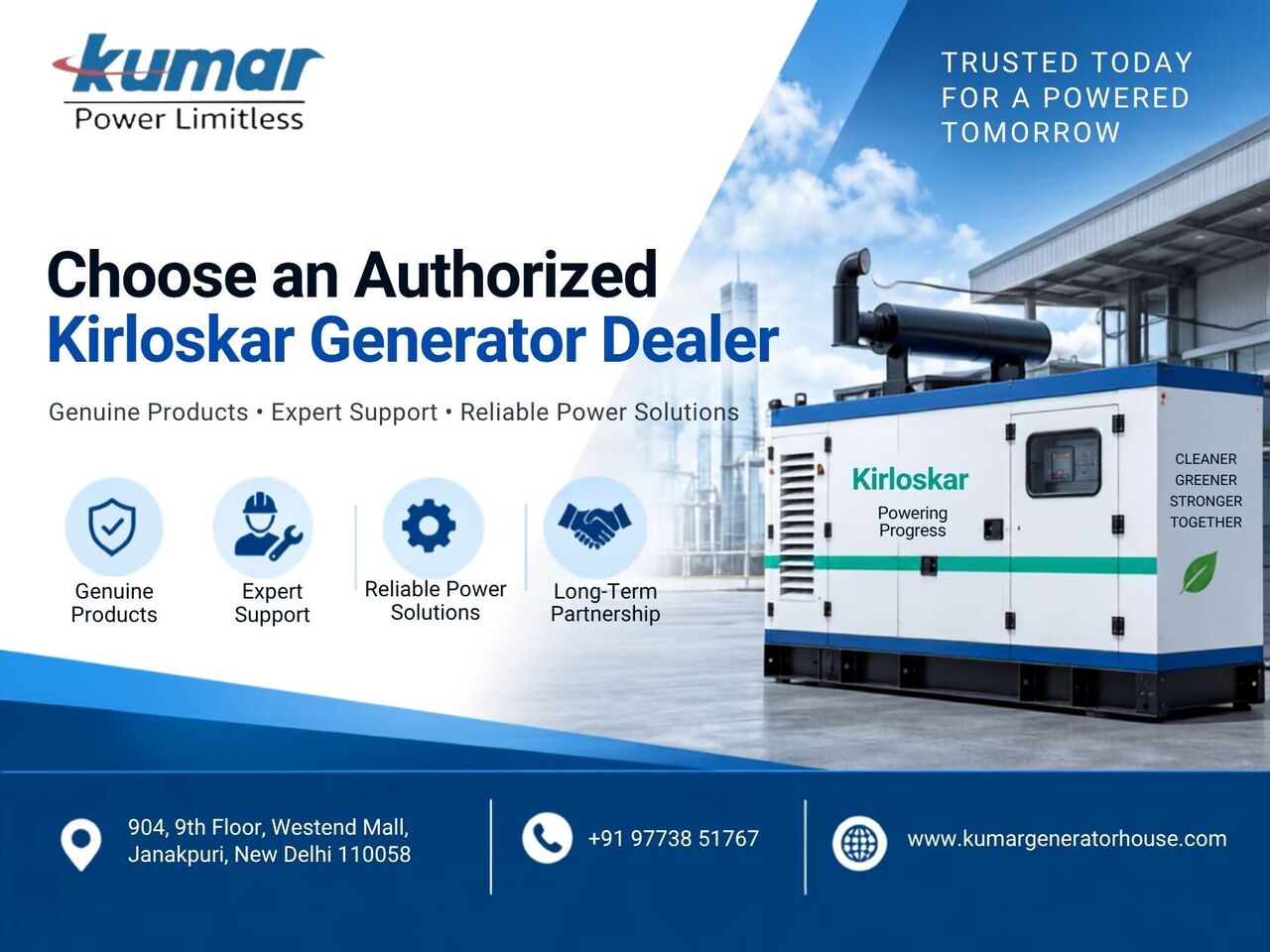 New Delhi, Industrial Machinery, How To Choose An Authorized Kirloskar Generator Dealer
