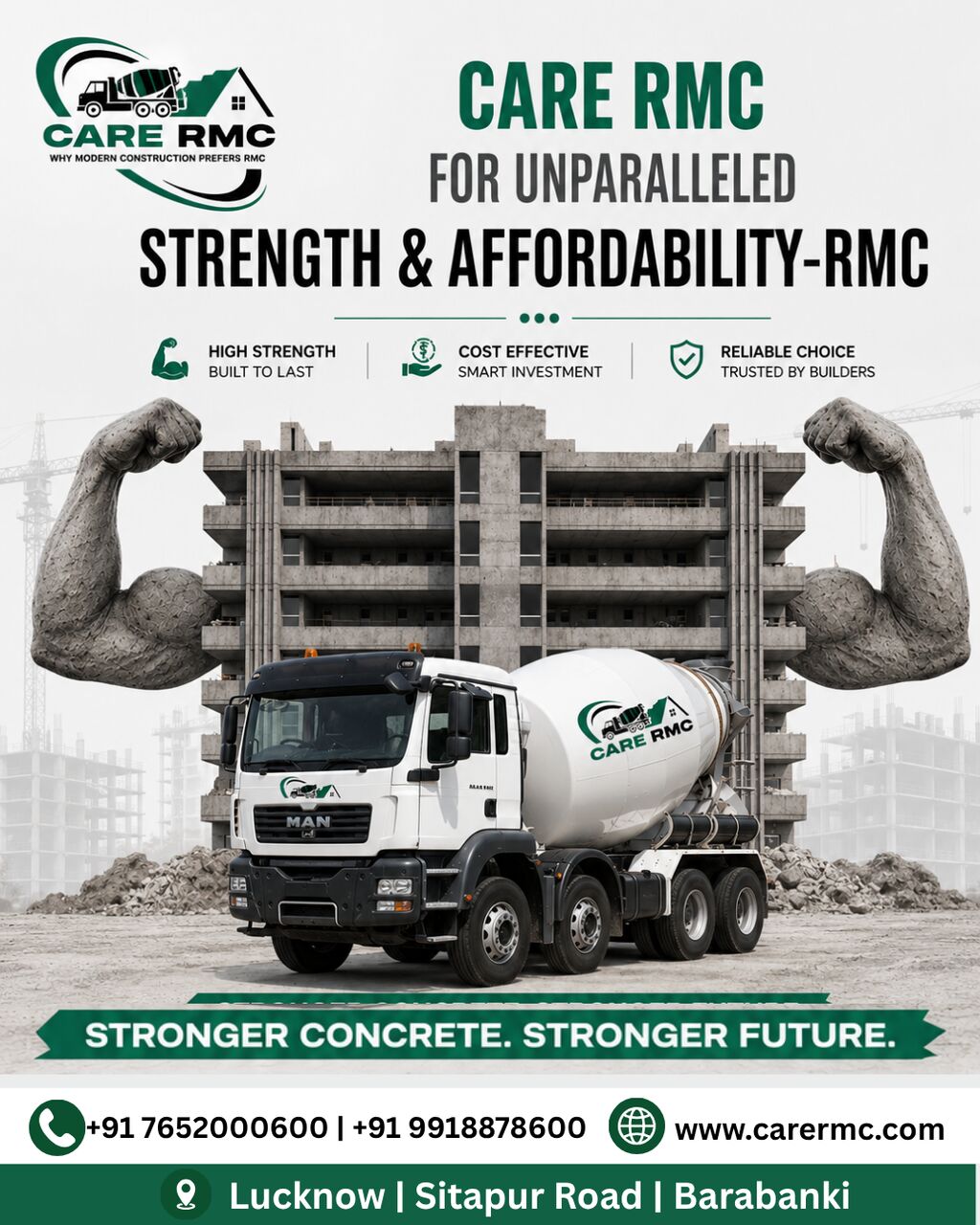 Lucknow, Construction, Trusted RMC Plant In Barabanki For Premium Ready-Mix Concrete Supply