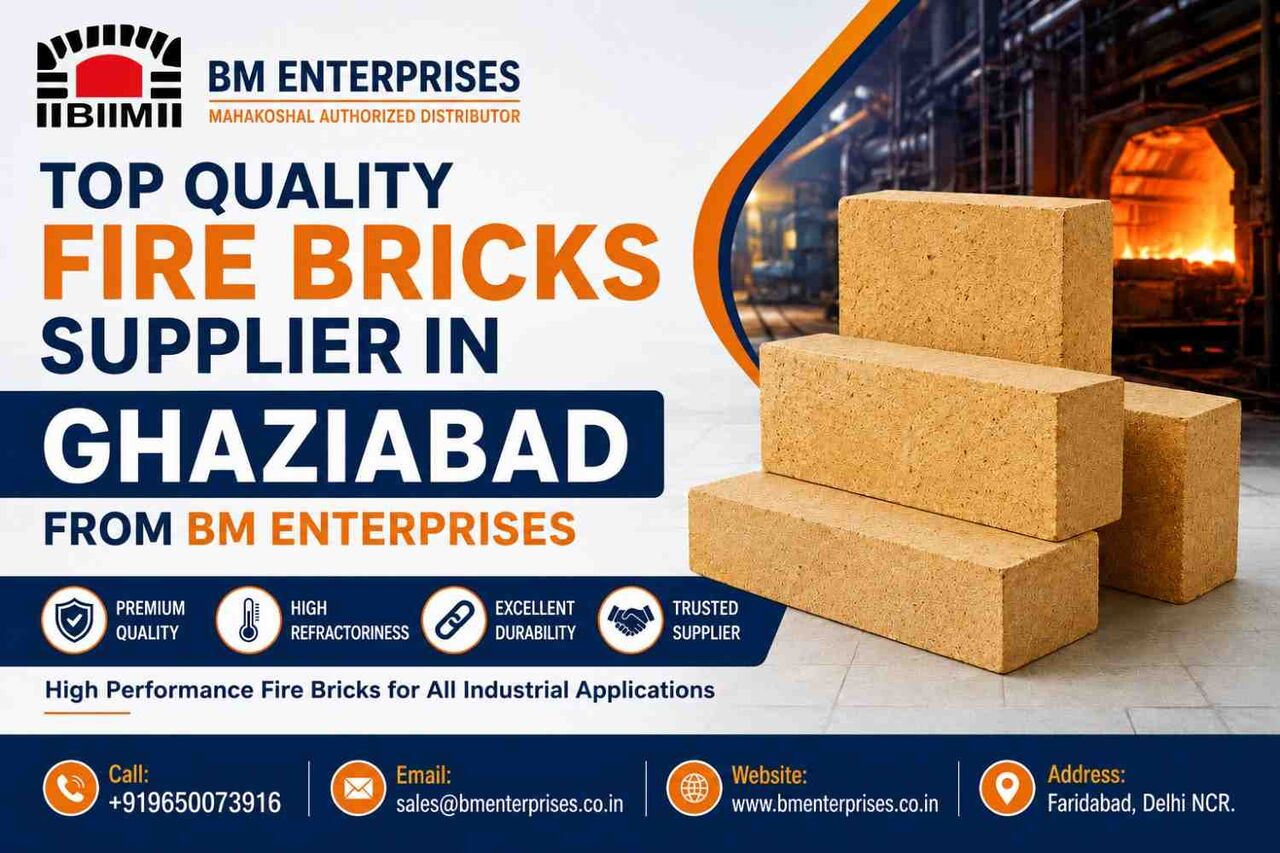 Ghaziabad, Materials, INR 120,  Top Quality Fire Bricks Supplier In Ghaziabad | BM Enterprises