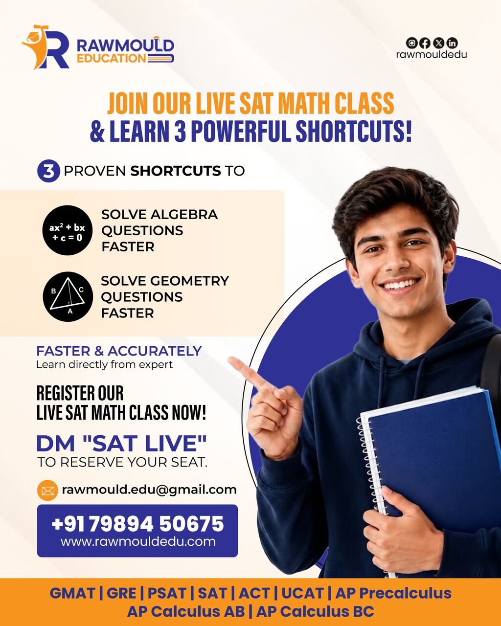 Hyderabad, Education, Rawmould Education - Best SAT Coaching In Hyderabad