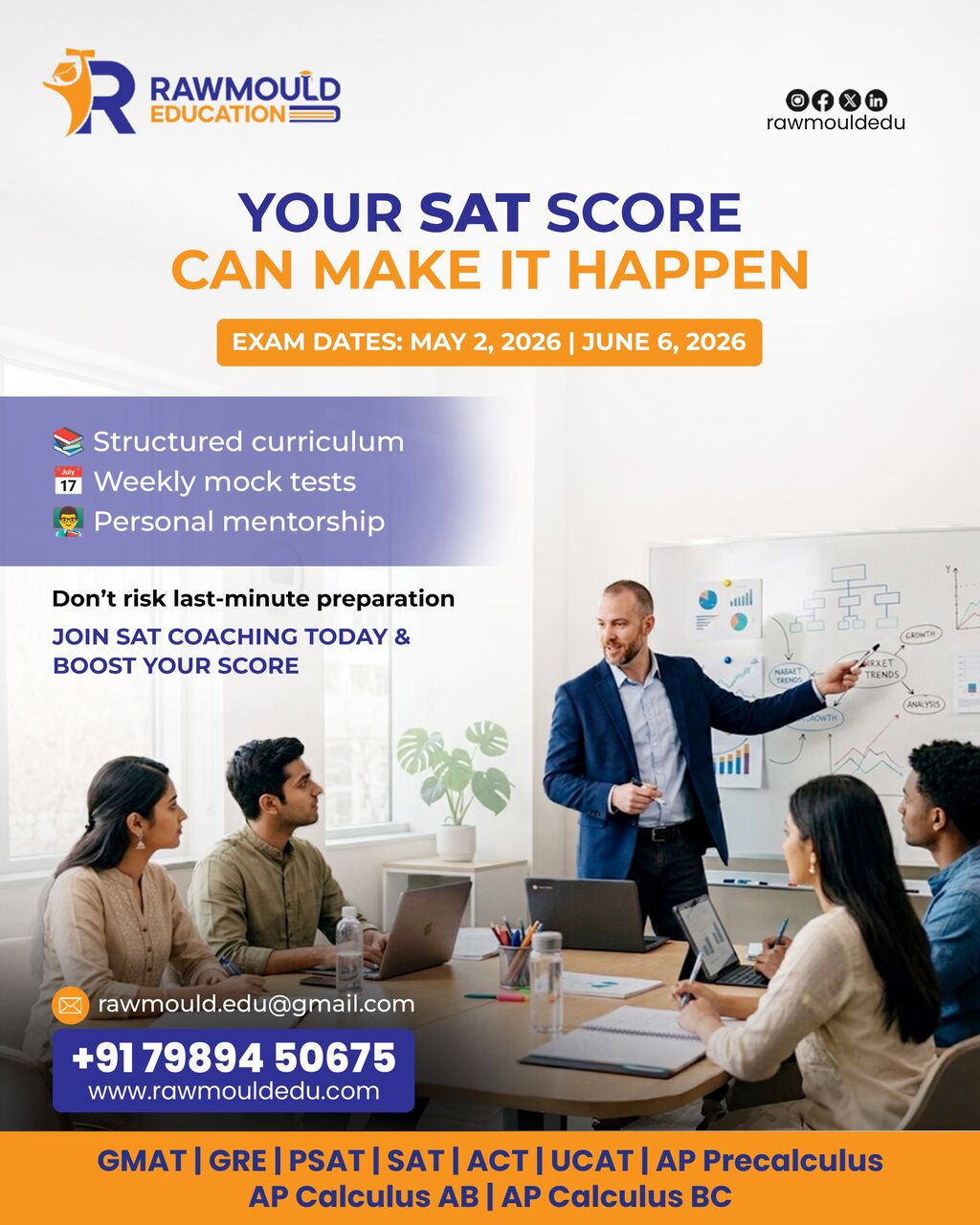Hyderabad, Education, Rawmould Education - PSAT Coaching In Hyderabad, India