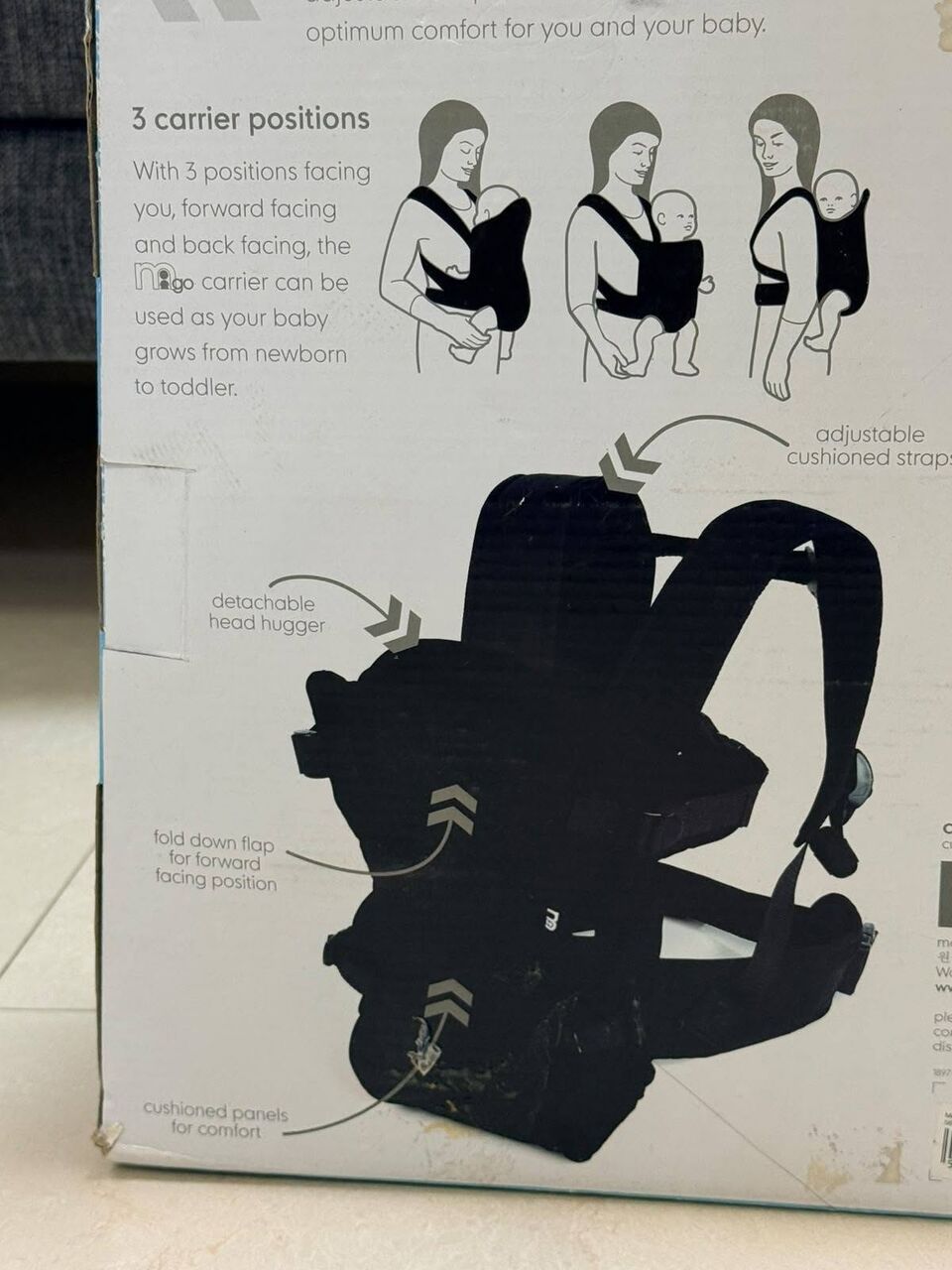 Riyadh, Baby & Kid Stuff, SAR 120,  Mothercare Brand-Baby Luxury Carrier Belt New With Packing 3 Ways To Carry
