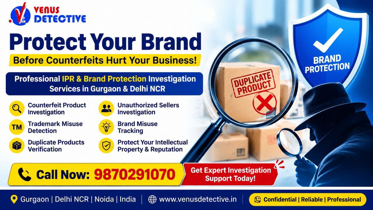 Gurgaon, Legal, IPR & Brand Protection Detective In Gurgaon