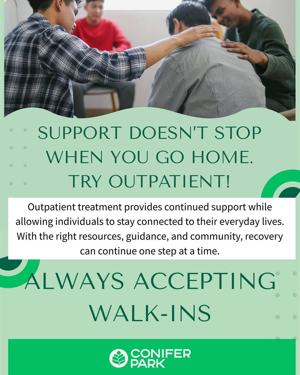 New York, Health, Conifer Park - Outpatient Treatment Center - Troy
